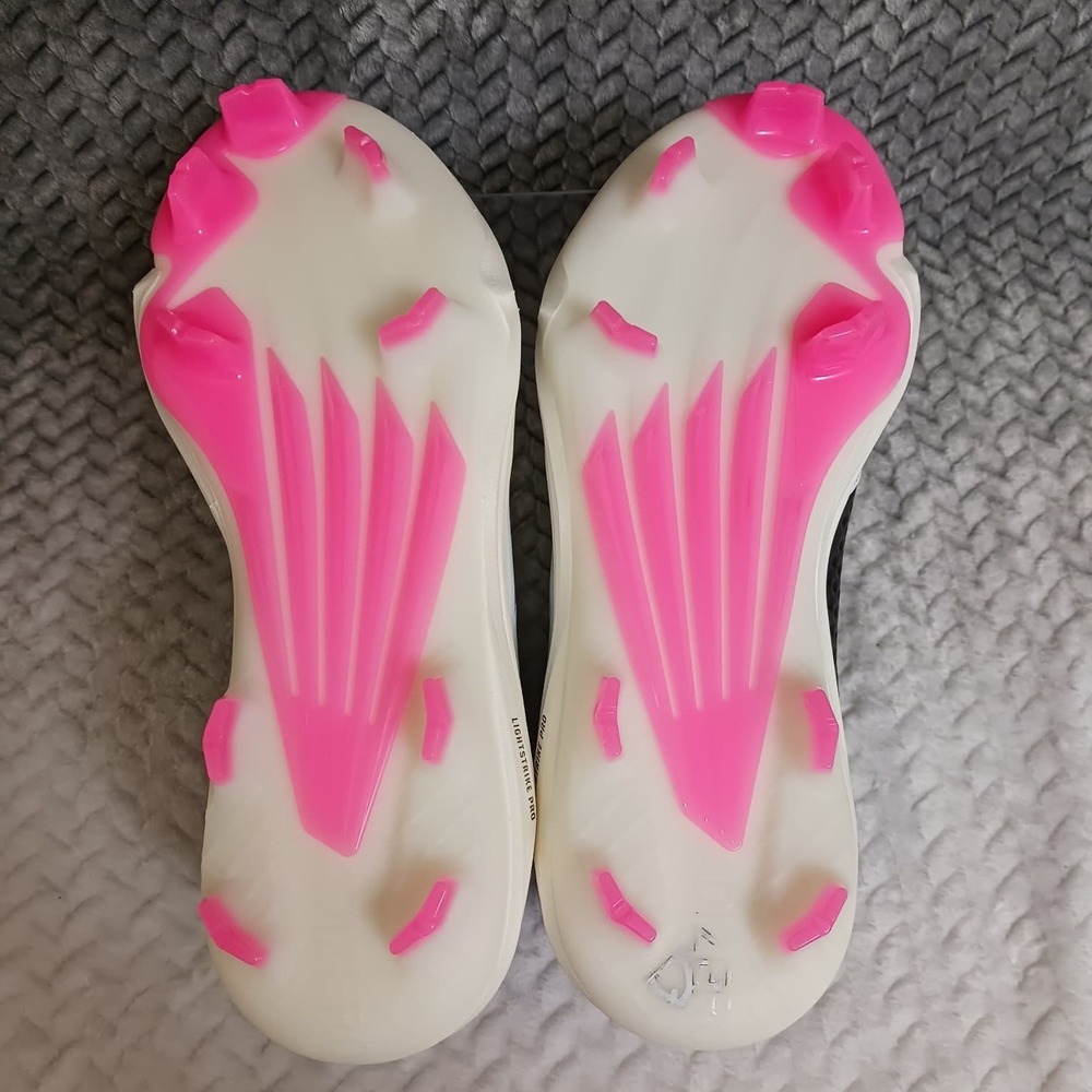 Adidas Adizero Impact+ TPU Men's Baseball Cleats White Black Pink Size 13 - Picture 10 of 10